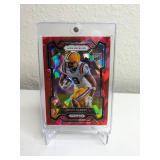 2023 Prizm Draft Red Cracked Ice Malik Nabers Rookie Trading Card NFL New York Giants *M