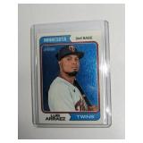 Sports Trading Card Lot: Luis Arraez Serial #/999, Soto, Bridgewater, Darnold *M