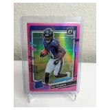 Zay Flowers Optic Pink Rated Rookie Prizm Football Card NFL Baltimore Ravens *M