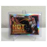 Travis Kelce Silver Hot Routes Insert - 2021 Panini Phoenix NFL Kansas City Chiefs Card *M