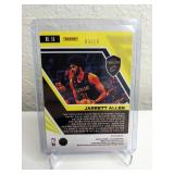 2022-23 Panini Flux Jarrett Allen Gold Shimmer - Numbered 03/10 NBA Cleveland Cavaliers *M