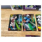 NFL Star Football Card Lot - Gibbs, Jefferson, Wilson, 90s Cards *J