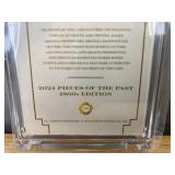 Grover Cleveland 2024 Pieces of the Past 1800s Relic Card *N