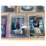 23 MLB Baseball Cards with Stars, Rookies, and Parallels Acuna, Tatis, Harper and More *N