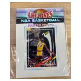 NBA Basketball Memorabilia & Card Lot: Sabonis, Worthy, Stockton & More *J