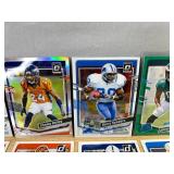 34 Donruss & Optic NFL Football Cards - Featuring Sanders, Bailey, Bettis and More Stars & Rookies *J