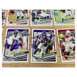 34 Donruss & Optic NFL Football Cards - Featuring Sanders, Bailey, Bettis and More Stars & Rookies *J