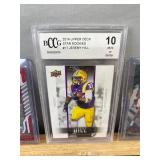 NFL Football Trading Card Lot - Graded, Inserts, Burrow, Herbert, Hurts and More Rookies, Stars *J