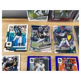 NFL Football Trading Card Lot - Graded, Inserts, Burrow, Herbert, Hurts and More Rookies, Stars *J