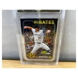 2024 Topps Chrome Update Paul Skenes Rookie Debut - GMA 9 Graded Card *N