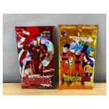Brand New Marvel Avengers & Dragon Ball Trading Card Booster Packs *N