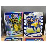 LA Rams NFL Football 12 Card Lot - Cooper Kupp Parallels & Eric Dickerson Inserts *J