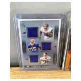 4 NFL Collectible Football Cards - Patch, Auto, Numbered *J