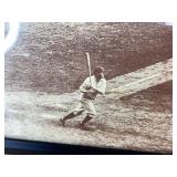 Babe Ruth "My 60th Home Run" Framed 11x14 Print with Facsimile Signature *N