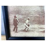 Babe Ruth "My 60th Home Run" Framed 11x14 Print with Facsimile Signature *N