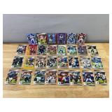 30 NFL Football Card Lot - Rookies, Stars & Inserts *J