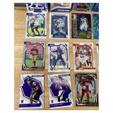 40 NFL Football Trading Cards - Mix of Stars & Inserts *J