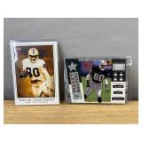 Jerry Rice Raiders Limited Edition NFL Football Cards â 2 Serial-Numbered Cards *J