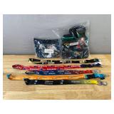 Brand New NFL Team Fan Lot: Lanyards, Stickers, Beanies, Gloves, and Bracelet *N