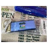 2008 U.S. Open Torrey Pines Golf Memorabilia Lot - Golf Balls, Lanyards, Flag, Towel *T