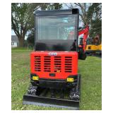 2025 CFG Mini Excavator with Cab, Hydraulic Thumb (QNT50R)