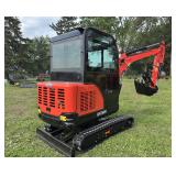 2025 CFG Mini Excavator with Cab, Hydraulic Thumb (QNT50R)