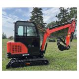 2025 CFG Mini Excavator with Cab, Hydraulic Thumb (QNT50R)
