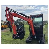 2025 CFG Mini Excavator with Cab, Hydraulic Thumb (QNT50R)