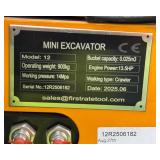 2025 CFG Mini Excavator (FT12)