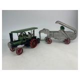 JI Case Steam Engine Tractor and Threshing Machine