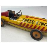 MARX Speed King Race Car Tin Toy Wind up
