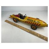 MARX Speed King Race Car Tin Toy Wind up