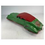 Buffalo Toys 16 V Streamlined Tin Car with Wood Wheels