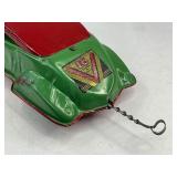 Buffalo Toys 16 V Streamlined Tin Car with Wood Wheels
