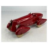 Pressed Steel Wyandotte Streamlined Toy Red Race Car