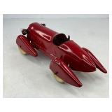 Pressed Steel Wyandotte Streamlined Toy Red Race Car