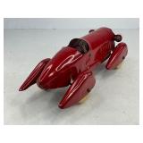 Pressed Steel Wyandotte Streamlined Toy Red Race Car