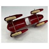 Pressed Steel Wyandotte Streamlined Toy Red Race Car