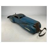 MARX Marvel Streamlined Reversible Tin Wind up Blue Bumper Car