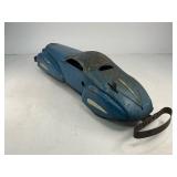 MARX Marvel Streamlined Reversible Tin Wind up Blue Bumper Car
