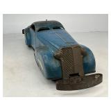 MARX Marvel Streamlined Reversible Tin Wind up Blue Bumper Car