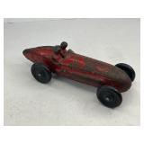 Cast Iron Two Seater Toy Race Car - Red