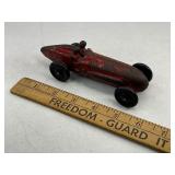 Cast Iron Two Seater Toy Race Car - Red