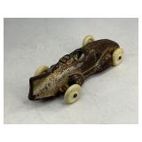Arcade Cast Iron Toy Race Car - Silver