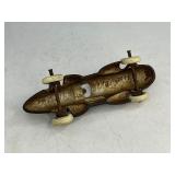 Arcade Cast Iron Toy Race Car - Silver