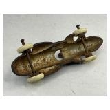 Arcade Cast Iron Toy Race Car - Silver
