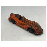 Arcade Cast Iron Orange Toy Race Car