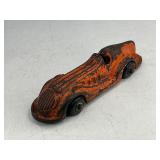Arcade Cast Iron Orange Toy Race Car