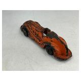 Arcade Cast Iron Orange Toy Race Car
