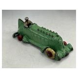 A.C. Williams Cast Iron Piston Toy Race Car - Green